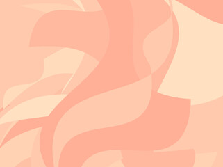 Obraz na płótnie Canvas Vector wavy beige-pink background with irregular shapes of different shapes. Design for covers, wallpapers, cards, banners, backdrops