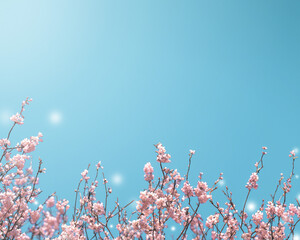 Flower and light; background or texture; spring concept
