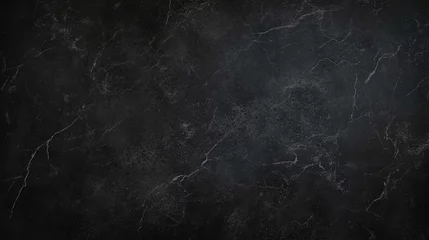 Foto op Plexiglas black stone background, Dark grey black slate texture background. Black stone texture. Black granite slabs background   © Planetz