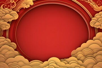 Chinese New Year Circular Cloud Gateway