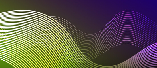 Dynamic wave geometric design. Vector Illustration For Wallpaper, Banner, Background, Card, Book Illustration, landing page