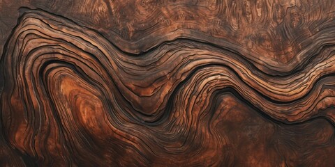 Smooth and flat wood texture background adorned with delicately veined lines