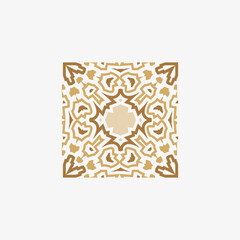 Tiles ceramics ornament vector design