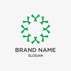 abstract vector logo design