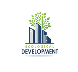 Fototapeta premium Ecological construction company
