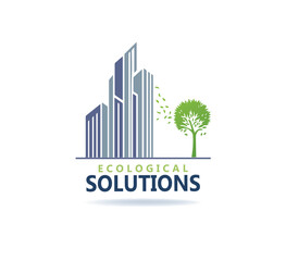 Fototapeta premium Ecological construction company