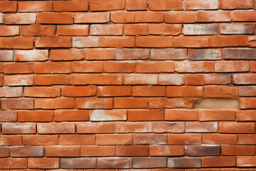  "Vibrant Brickwork: Orange Brick Wall Texture Background"