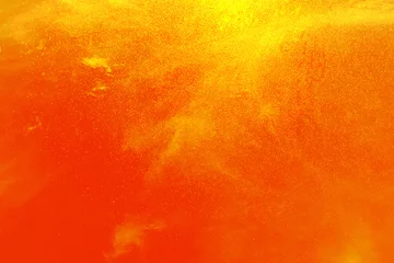 Foto op Canvas orange golden red brown shiny glitter abstract background with space. Twinkling glow stars effect. Like outer space, night sky, universe. Rusty, rough surface, grain. © Sumeth