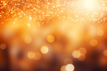 Natural Background with Blurring Warm Colors