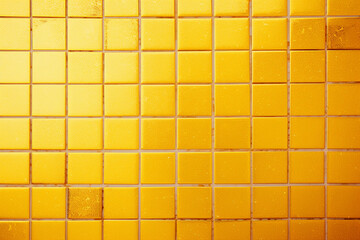  Gold Yellow Square Mosaic Tiles for Ceramic