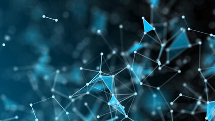 Data technology digital background. Plexus connection abstract global network. 