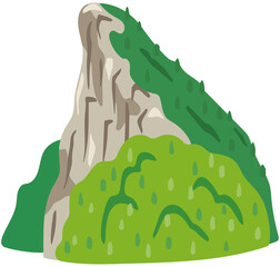 石鎚山　観光名所　四国　愛媛県　素材