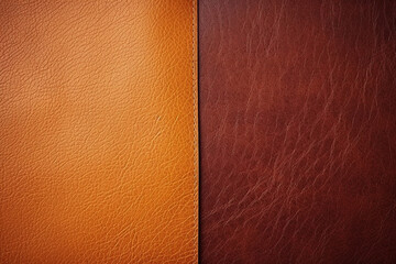 "Genuine Leather Texture Background - Dark Brown"
