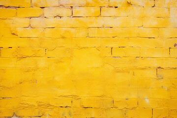  Yellow Painted Brick Wall