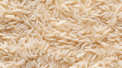 Basmati rice seamless pattern. Repeated background of cereal food texture