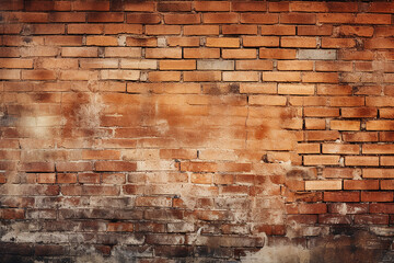 Background Old Red Brick Wall Texture
