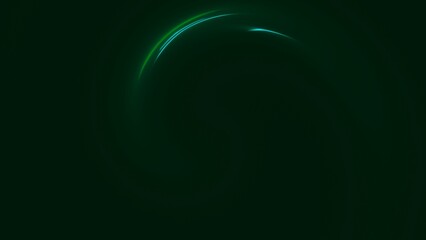 energievoll leuchtender Wirbel, Lichtschweif, Bewegung, Energie, Spirale, Sog, Lichtspiele, flüssig, farbenfroh, digital, Technologie, Wissenschaft, Hintergrund, grün, schwarz