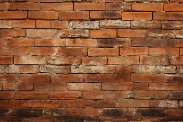 Background Old Red Brick Wall Texture