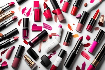 Obraz premium makeup mockup