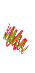 Zig zag pattern colorful paint brush strokes.  suitable for abstract art themes