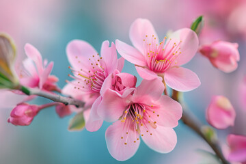spring blossom background. 