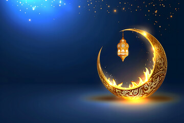 Obraz na płótnie Canvas ramadan Kareem, Ramadan crescent moon, Eid Mubarak Islamic festival social media banner and Eid Mubarak Post Template, islam