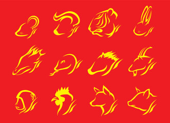 Cute Bird Hummingbird Costa Rica Woodnymph Snowcap Emerald Set Cartoon Vector