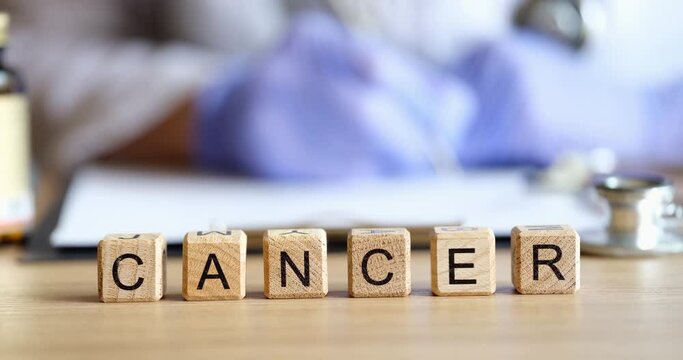 Early diagnosis of cancer in medical clinic. Cancer causes symptoms and treatment concept