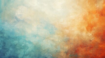 Abstract painting of circles in different colors and sizes. Artistic texture and composition with...