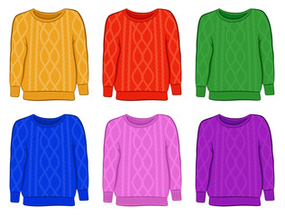 colors sweaters or woolen clothes - 707693423
