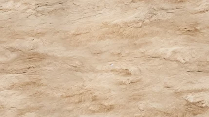 Fotobehang Travertine stone seamless pattern. Repeated background of construction material. © Pixel Pine