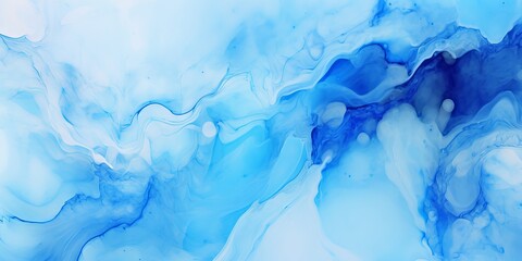 Abstract watercolor paint background with gradient deep blue color and liquid fluid grunge texture for banner design