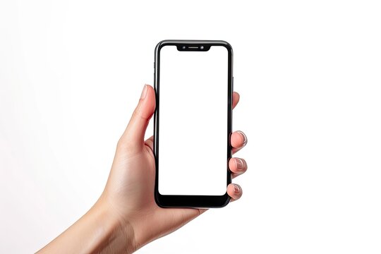 smartphone has a black frame and is modern in design