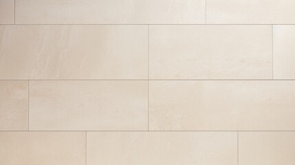 Overhead shot of light beige limestone tiles, adding a sense of elegance and sophistication to the floor