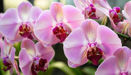 Fototapeta na wymiar Blooming Orchids nature background