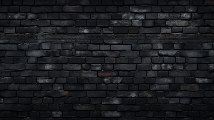 Urban Mystique: Black Brick Backdrop