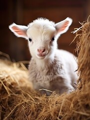 Adorable Baby Goat Picture Capturing the Cuteness of Farm Animals in Nature