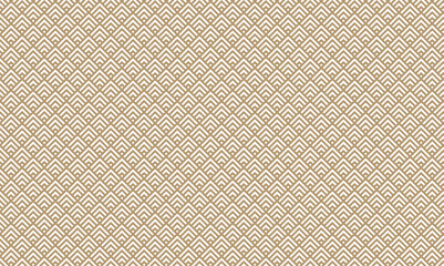 Geometric pattern with lines. Seamless vector background. White and gold texture. Graphic modern pattern