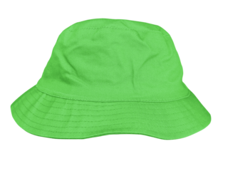 Green bucket hat PNG transparent