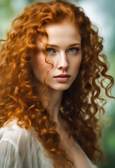 Fototapeta premium A painting of... Sun-Kissed Smile Unveiling Inner Harmony, Moonlight Draped on Velvet Eyes, Woven Threads of Story in Every Brushstroke, Where Strength Blooms Like a Delicate Rose