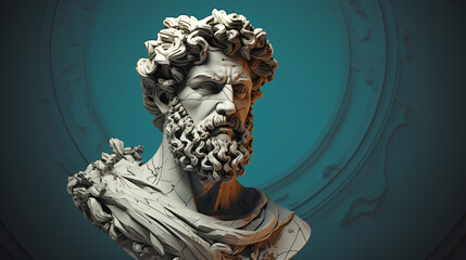 Ancient roman greek god Roman culture Generative AI