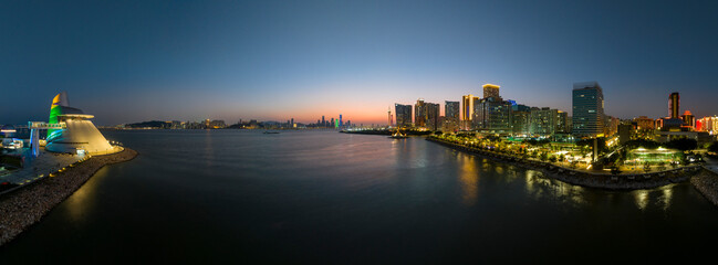 Fototapeta na wymiar Macau Cityscape at Dusk