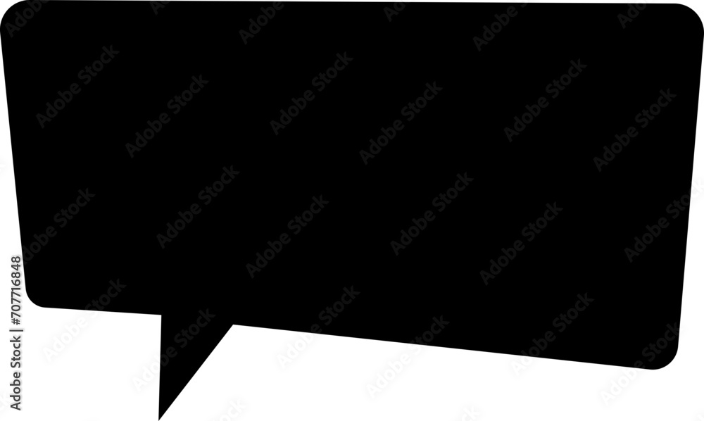 Poster talk bubble speech icon. black fill bubble vector illustration design element. chat on filled symbol