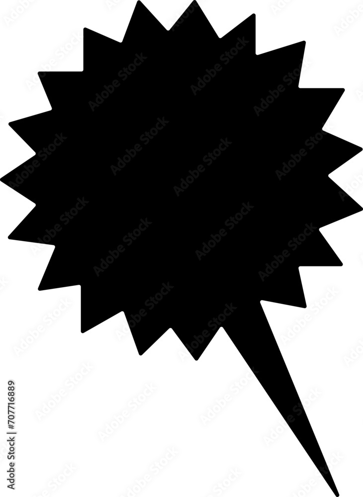 Poster talk bubble speech icon. black fill bubble vector illustration design element. chat on filled symbol