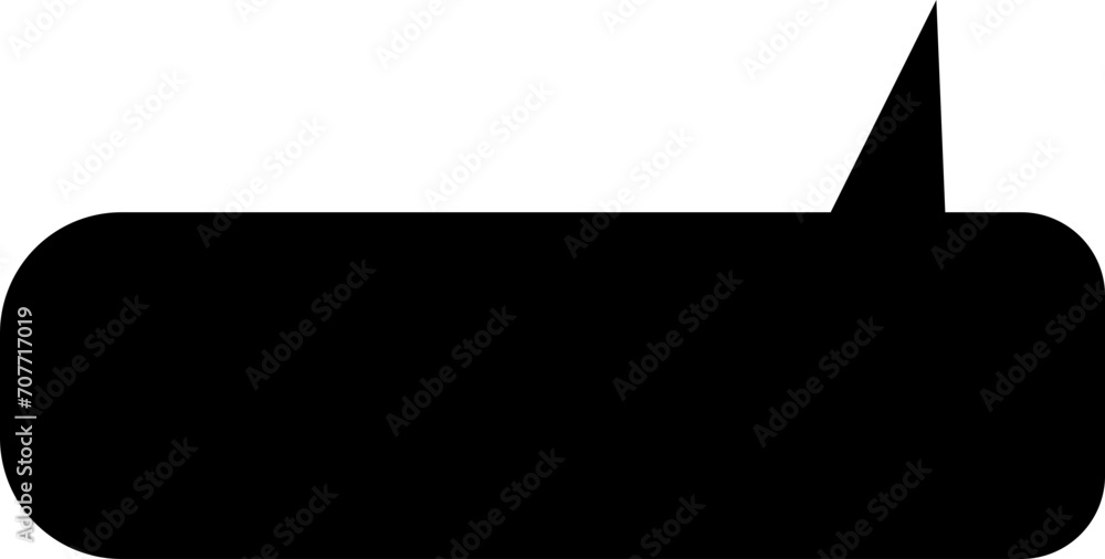 Poster talk bubble speech icon. black fill bubble vector illustration design element. chat on filled symbol