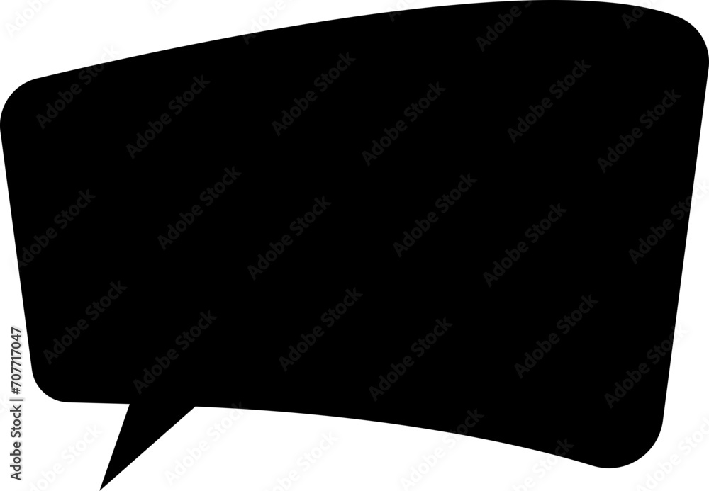 Poster talk bubble speech icon. black fill bubble vector illustration design element. chat on filled symbol