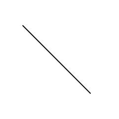 Straight Line Icon. Straight Line Element