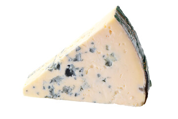 Blue cheese isolated on white