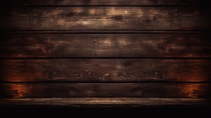 Beautiful image of a wooden wall. Created with Ai