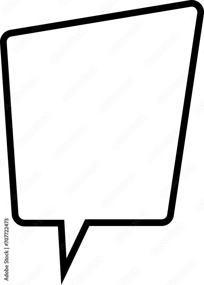 Poster talk bubble speech icon. blank empty bubble vector illustration design element. chat on line symbol 